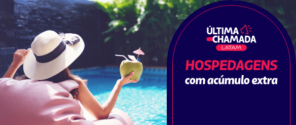 Hospedagem com 8 milhas por dólar